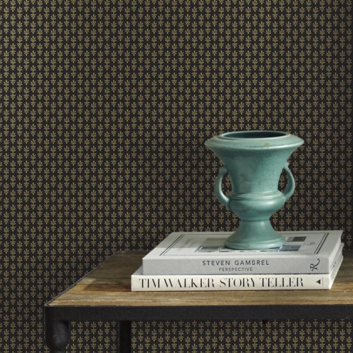 Обои чёрные, флизелиновые York RP7363