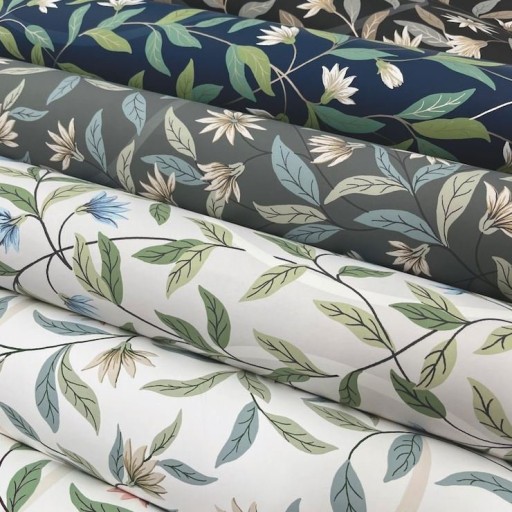 Обои чёрные, цветы York GO8257