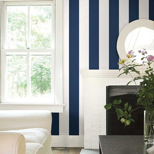 Обои Ralph Lauren, коллекция Signature Stripe Library, артикул PRL026-24