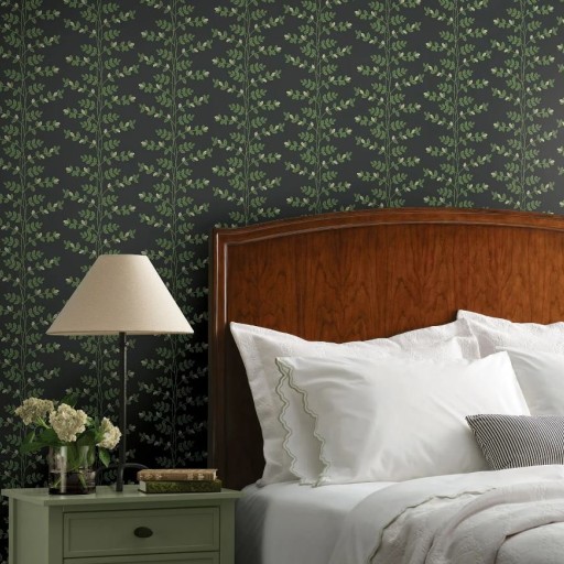 Обои чёрные, флизелиновые York RF7422