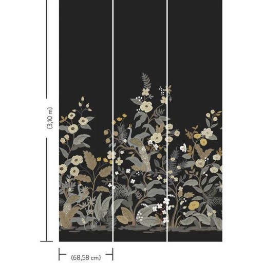 Фотообои чёрные, флизелиновые York RP7399M