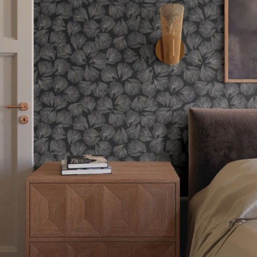 Чёрно-белые флизелиновые обои York LM5351