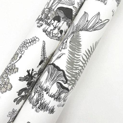 Чёрно-белые флизелиновые обои York RT7893