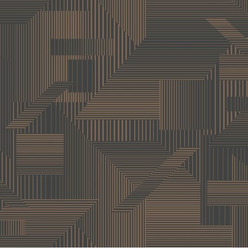 Геометрические обои, коричневые York SR1536