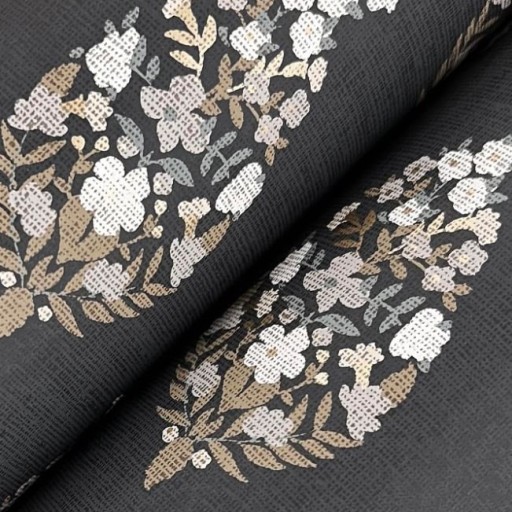 Обои чёрные, флизелиновые York RF7472