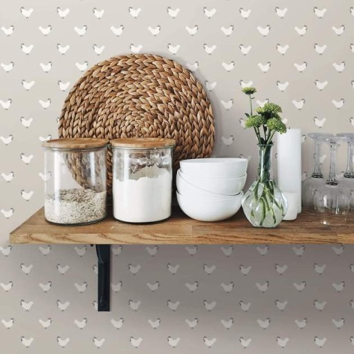 Серые бумажные обои York FH4075