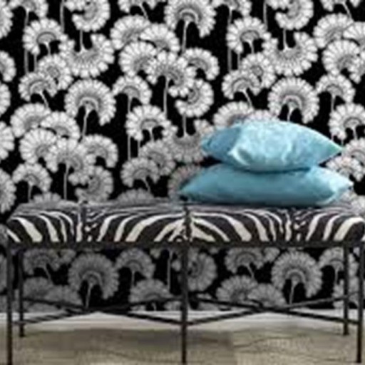 Чёрно-белые акриловые обои York FB1462