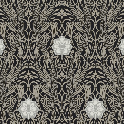 Чёрно-белые акриловые обои York DM4995