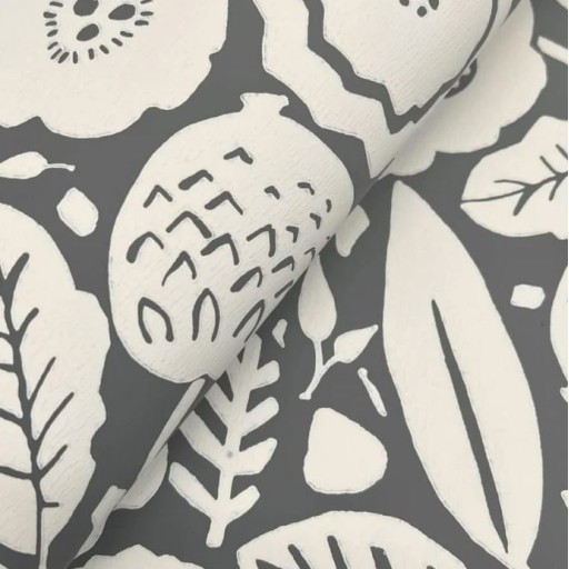 Чёрно-белые флизелиновые обои York LM5395