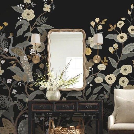 Фотообои чёрные, флизелиновые York RP7399M