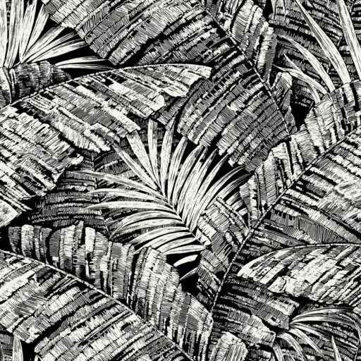 Чёрно-белые флизелиновые обои York RT7921