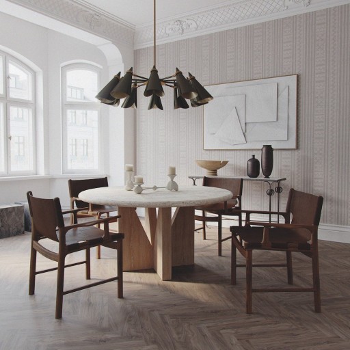 Натуральные фотообои серого цвета York CH1402