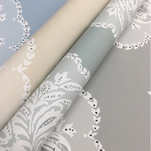 Бумажные обои, синие американские York DM4986