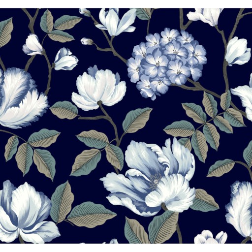 Бумажные обои, синие американские York GR5902