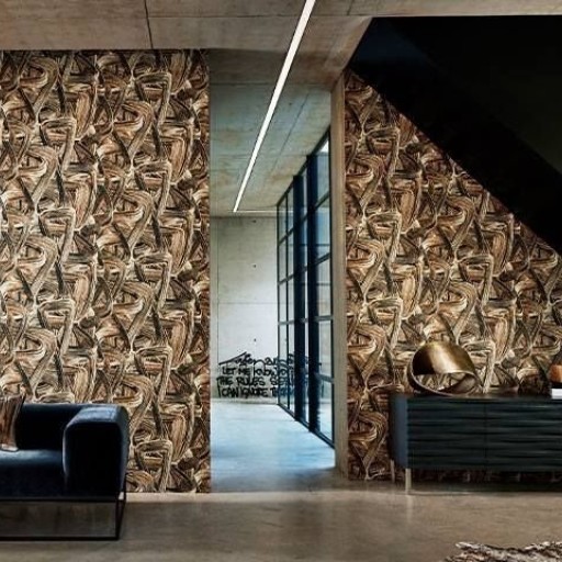 Коричневые обои Anthology 112581