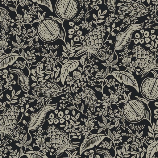 Обои чёрные, флизелиновые York RP7389