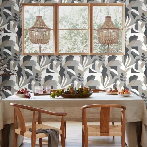 Чёрно-белые флизелиновые обои York AG2003