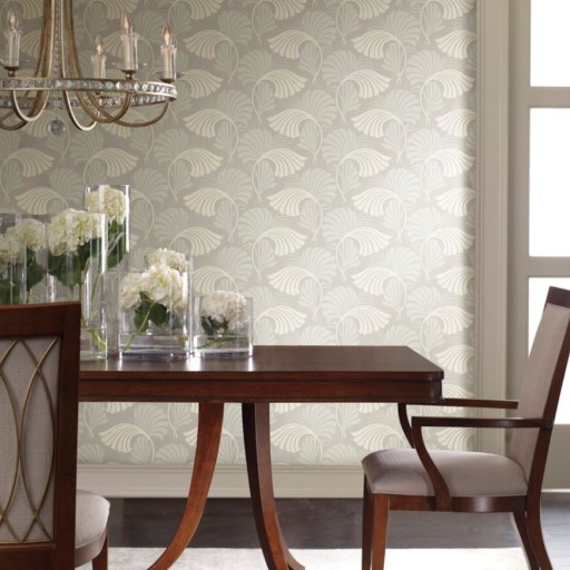 Флизелиновые обои серого цвета York DT5135