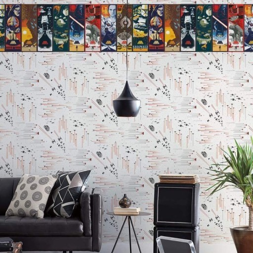 Белые бумажные обои York DI0950