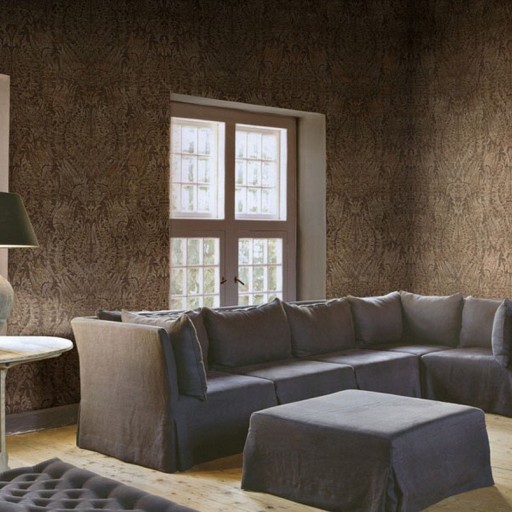 Обои бежевые с флоком Italreflexes as125