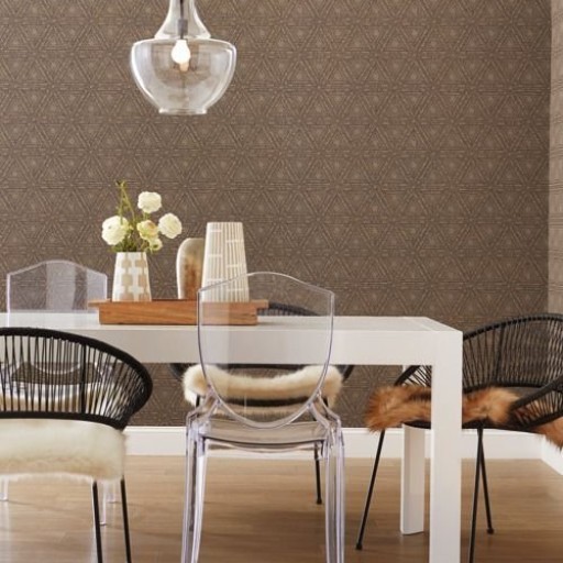 Обои бумажные с геометрическим рисунком York NR1511