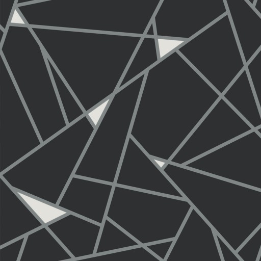 Геометрические обои, чёрные York BW3985