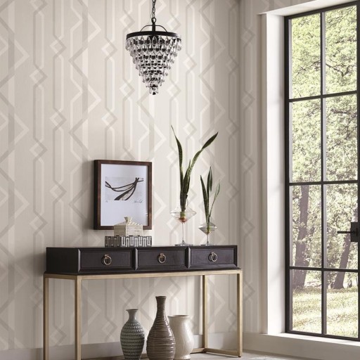 Геометрические обои, коричневые York GM7602