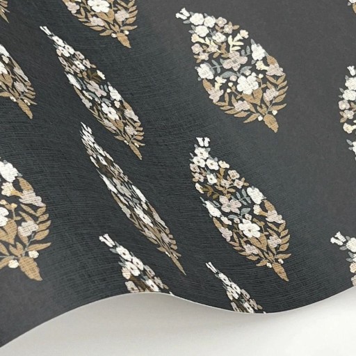 Обои чёрные, флизелиновые York RF7472