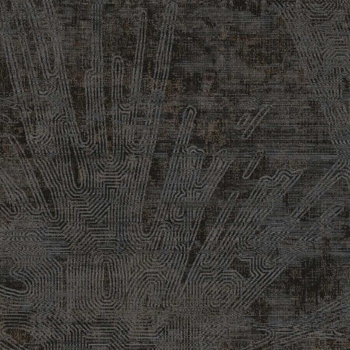 Коричневые тканевые обои Italreflexes LX509