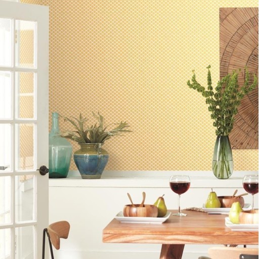 Геометрические обои, синий York CY1531