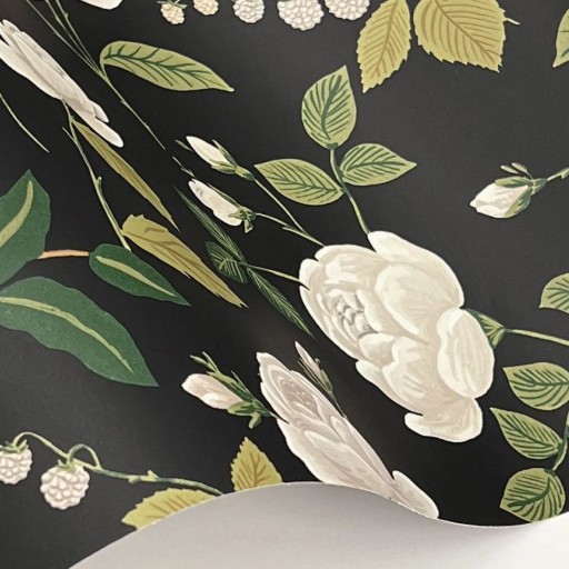 Обои чёрные, флизелиновые York RF7542