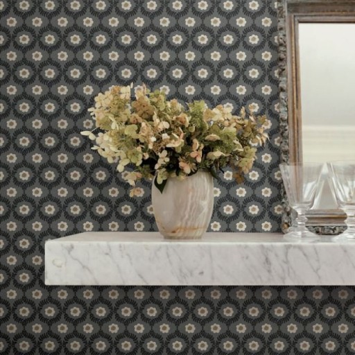 Обои чёрные, флизелиновые York RF7442