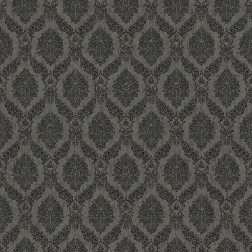 Обои чёрные с дамаском York HO3308