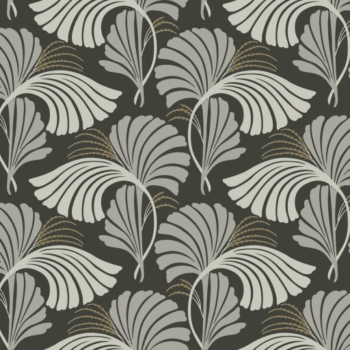 Обои чёрные, флизелиновые York DT5134