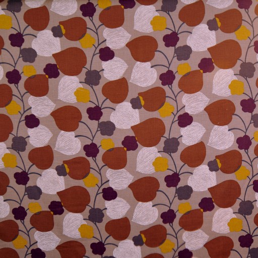 Ткань COCO fabric A0387 color COGNAC