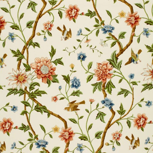 Ткань Schumacher fabric 172441/SHANGTU FLORAL