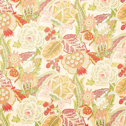 Ткань Schumacher fabric 173521/ZANZIBAR LINEN PRINT