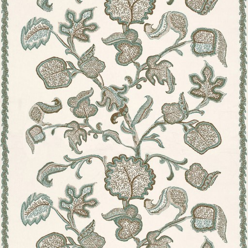Ткань Schumacher fabric 173612/PALAMPORE BLOCK PRINT