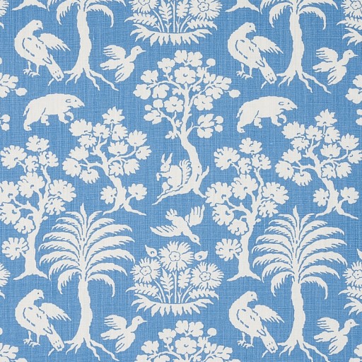 Ткань Schumacher fabric 176176/WOODLAND SILHOUETTE