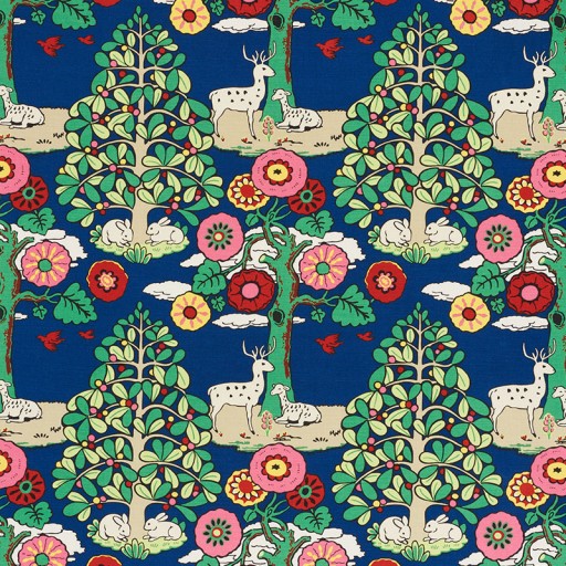 Ткань Schumacher fabric 176970/FANTASY FOREST