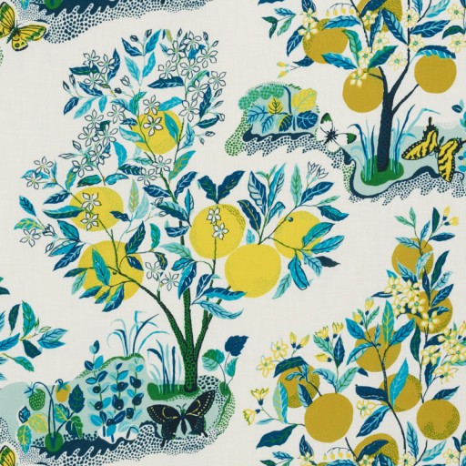 Ткань Schumacher fabric 177331/CITRUS GARDEN INDOOR/OUTDOOR