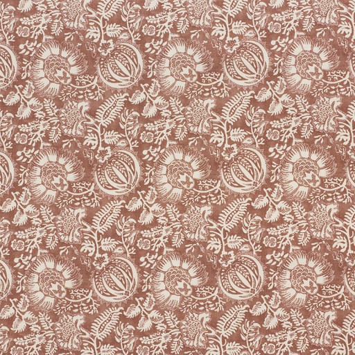 Ткань Schumacher fabric 177692/POMEGRANATE PRINT