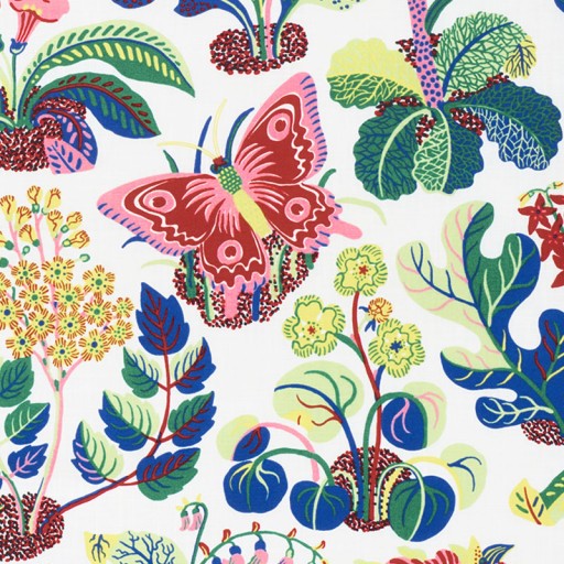 Ткань Schumacher fabric 177980/EXOTIC BUTTERFLY INDOOR/OUTDOOR