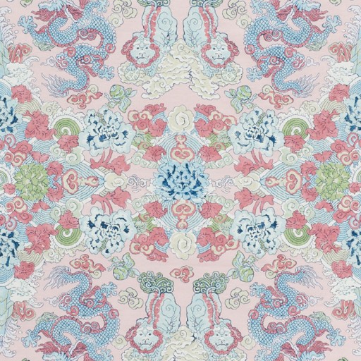 Ткань Schumacher fabric 178051/MAGIC MOUNTAIN DRAGON