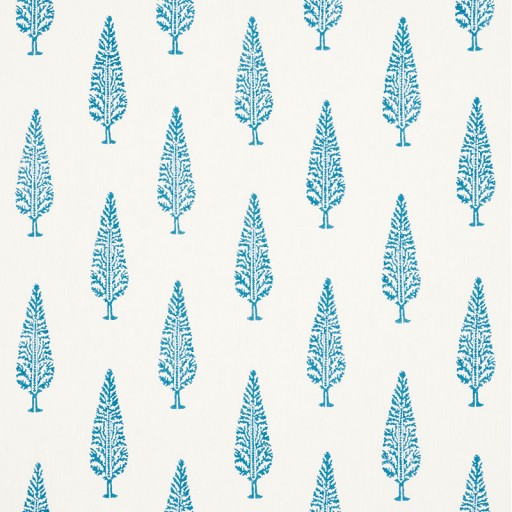 Ткань Schumacher fabric 178510/JUNIPER BLOCK PRINT