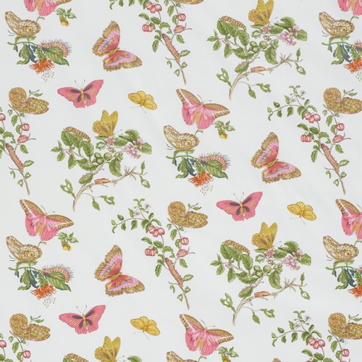 Ткань Schumacher fabric 178720/BAUDIN BUTTERFLY CHINTZ