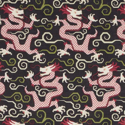 Ткань Schumacher fabric 179001/BIXI DRAGON