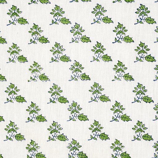 Ткань Schumacher fabric 179330/TORBAY HAND BLOCKED PRINT