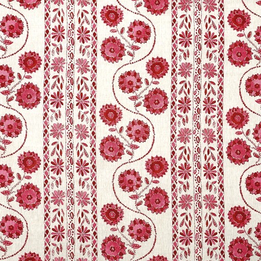 Ткань Schumacher fabric 179341/ZINNIA HANDMADE PRINT