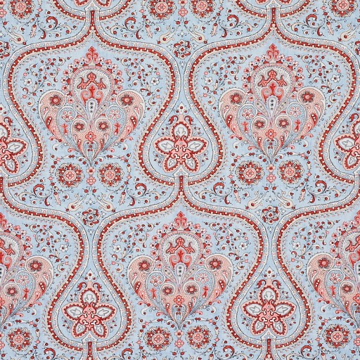 Ткань Schumacher fabric 179861/PAISLEY COURT